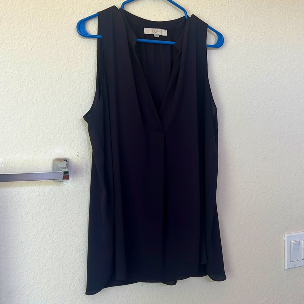 Navy blue check tunic